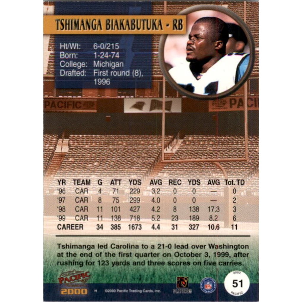 2000 Pacific Copper #51 Tim Biakabutuka