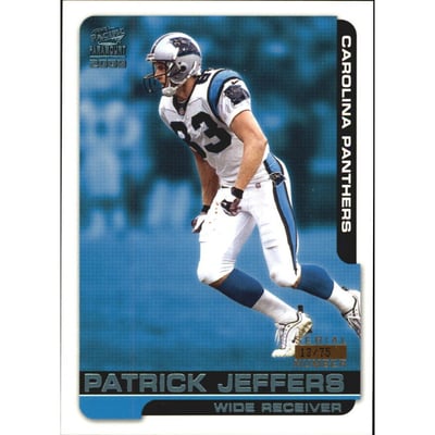 2000 Paramount Platinum Blue #36 Patrick Jeffers