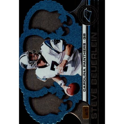 2001 Crown Royale Platinum Blue #25 Steve Beuerlein