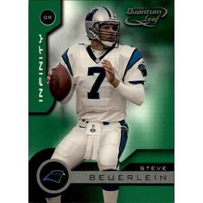 2001 Quantum Leaf Infinity Green #30 Steve Beuerlein