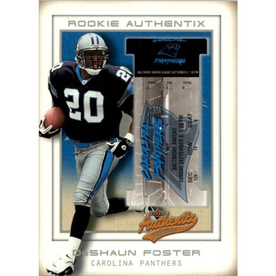 2002 Fleer Authentix Front Row #115 DeShaun Foster