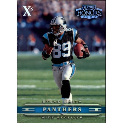 2002 Playoff Honors X's #12 Steve Smith