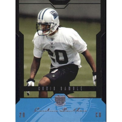 2004 SkyBox LE Black Border Platinum #86 Chris Gamble