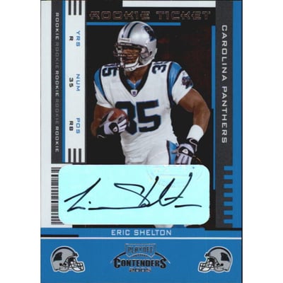 2005 Playoff Contenders #137 Eric Shelton AU RC