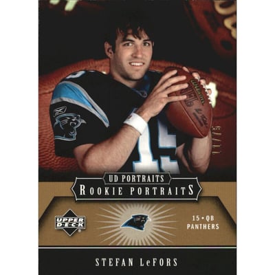 2005 UD Portraits Gold #192 Stefan LeFors