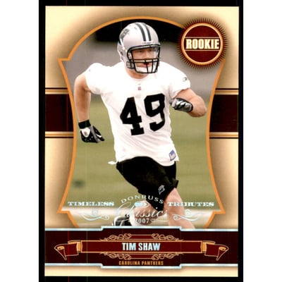 2007 Donruss Classics Timeless Tributes Silver #263 Tim Shaw