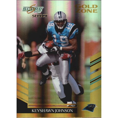 2007 Select Gold Zone #83 Keyshawn Johnson