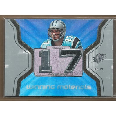 2007 SPx Winning Materials Jersey Number #WMJD2 Jake Delhomme