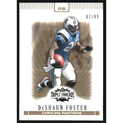 2007 Topps Triple Threads Gold #53 DeShaun Foster