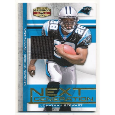 2008 Donruss Gridiron Gear Next Generation Jerseys #11 Jonathan Stewart