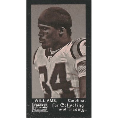 2008 Topps Mayo Mini Harvard Red Backs #31 DeAngelo Williams