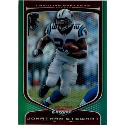 2009 Bowman Chrome Green Refractors #52 Jonathan Stewart