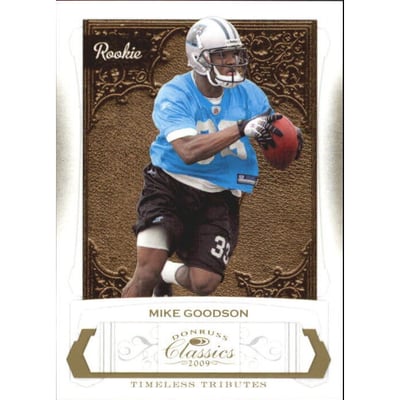 2009 Donruss Classics Timeless Tributes Gold #223 Mike Goodson
