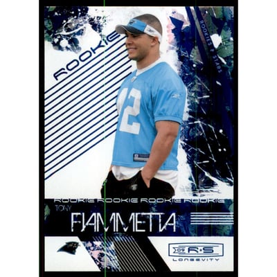 2009 Donruss Rookies and Stars Longevity Sapphire #195 Tony Fiammetta