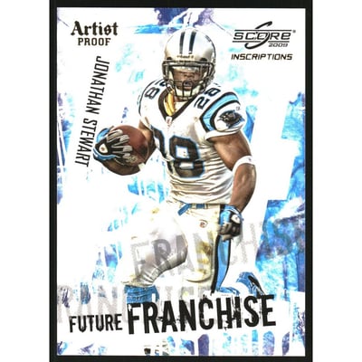 2009 Score Inscriptions Future Franchise Artist's Proof #12 Jonathan Stewart