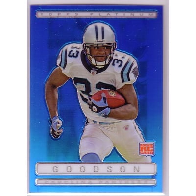 2009 Topps Platinum Rookie Blue Refractors #151 Mike Goodson