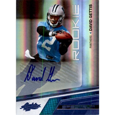 2010 Absolute Memorabilia Spectrum Platinum Autographs #124 David Gettis/25