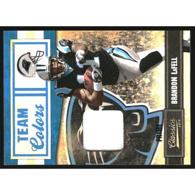 2010 Classics Team Colors Materials Prime #12 Brandon LaFell