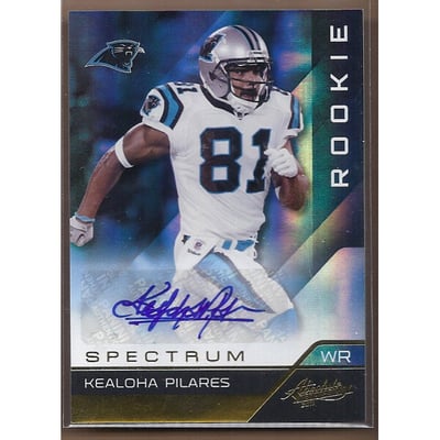 2011 Absolute Memorabilia Spectrum Gold Autographs #109 Kealoha Pilares/299