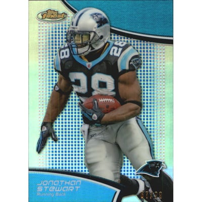 2011 Finest Blue Refractors #43 Jonathan Stewart