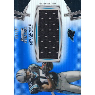 2012 Bowman Sterling Blue Refractors #BSARJA Joe Adams JSY AU EXCH