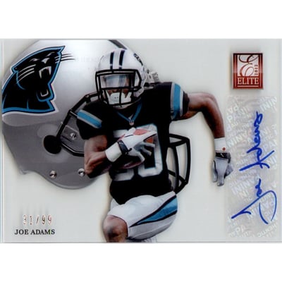 2012 Elite Rookie Hard Hats Autographs #21 Joe Adams/99