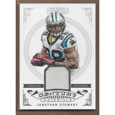 2012 Panini National Treasures Century Material #22 Jonathan Stewart/99