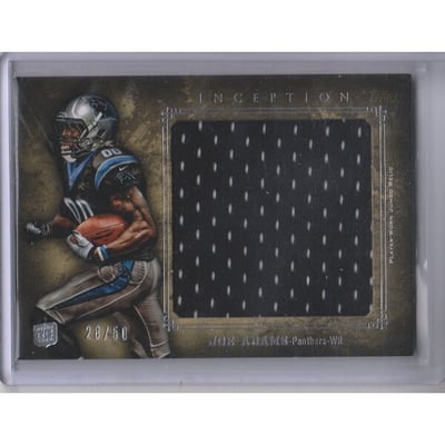 2012 Topps Inception Rookie Relics Jumbo Swatch Gold #JRJA Joe Adams