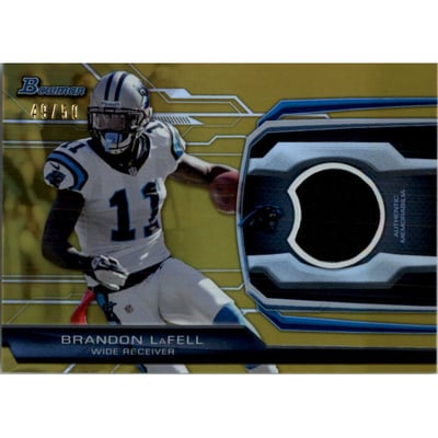 2013 Bowman Relics Gold 50 #BRBL Brandon LaFell