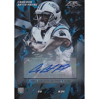 2015 Topps Fire Autographs #FACAP Cameron Artis-Payne/500