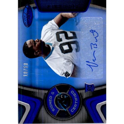 2016 Certified Signed and Certified Mirror Blue #SCVB Vernon Butler