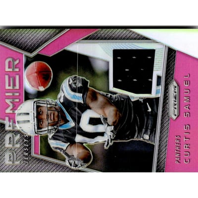 2017 Panini Prizm Prizm Premier Jerseys Pink #37 Curtis Samuel