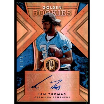 2018 Panini Gold Standard Golden Rookies Autographs #34 Ian Thomas/149