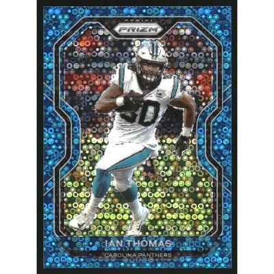 2020 Panini Prizm Prizms No Huddle Red #238 Ian Thomas