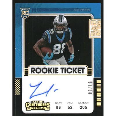 2021 Panini Contenders Clear Ticket #120A Terrace Marshall Jr. AU