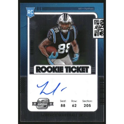 2021 Panini Contenders Optic #130 Dez Fitzpatrick AU RC