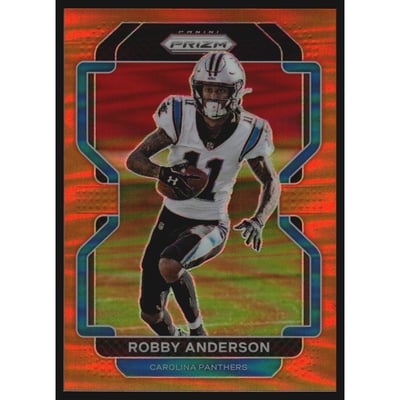 2021 Panini Prizm Prizms Orange #312 Robby Anderson