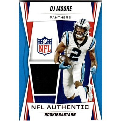 2021 Rookies and Stars NFL Authentic Jerseys #1 D.J. Moore