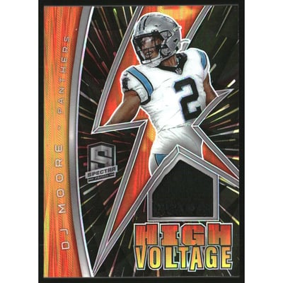 2022 Panini Spectra High Voltage Materials Hyper #12 D.J. Moore
