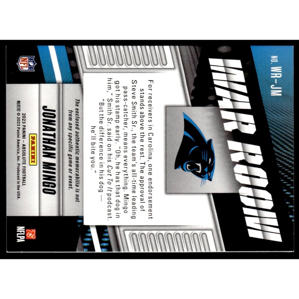 2023 Absolute War Room Materials #21 Jonathan Mingo