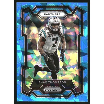 2023 Panini Prizm Prizms Blue Ice #45 Shaq Thompson