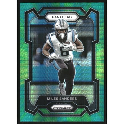 2023 Panini Prizm Prizms Hyper #44 Miles Sanders