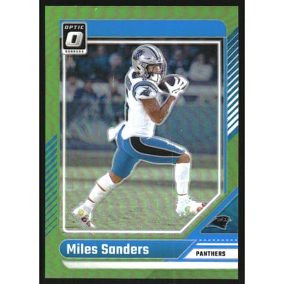 2024 Donruss Optic Lime Green #27 Miles Sanders