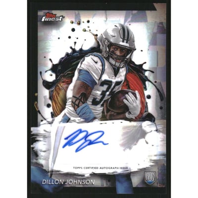 2024 Finest Rookie Autographs Refractors #RFADJ Dillon Johnson