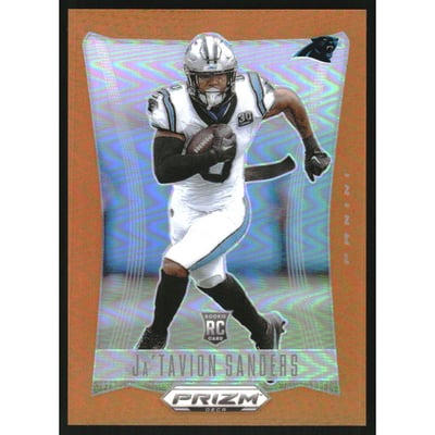 2024 Panini Prizm Deca Prizms Orange #45 Ja'Tavion Sanders