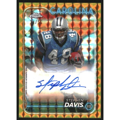 2024 Topps Chrome Autographs Gold Geometric Refractors #BASDA Stephen Davis