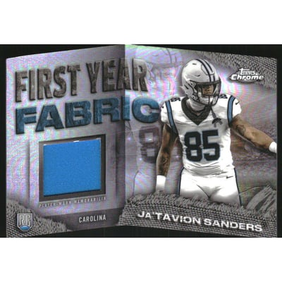 2024 Topps Chrome First Year Fabrics #FYFJS Ja'Tavion Sanders