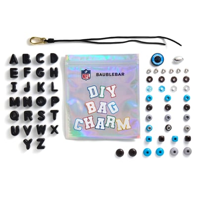 Carolina Panthers BaubleBar Mini Custom Bag Charm Bead Kit