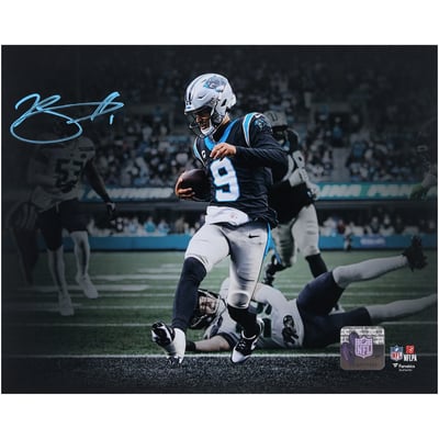 Bryce Young Carolina Panthers Autographed Fanatics Authentic 8" x 10" Touchdown Run Spotlight Photograph 