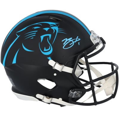 Bryce Young Carolina Panthers Autographed Fanatics Authentic Riddell 2022 Alternate Speed Authentic Helmet